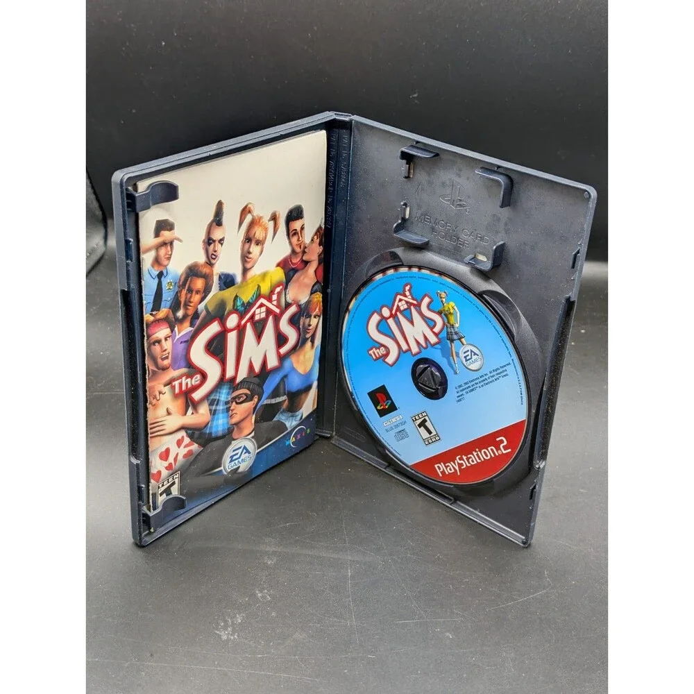 The Sims Sony PlayStation 2 PS2 CIB Complete Disc Case Manual EA Maxis
